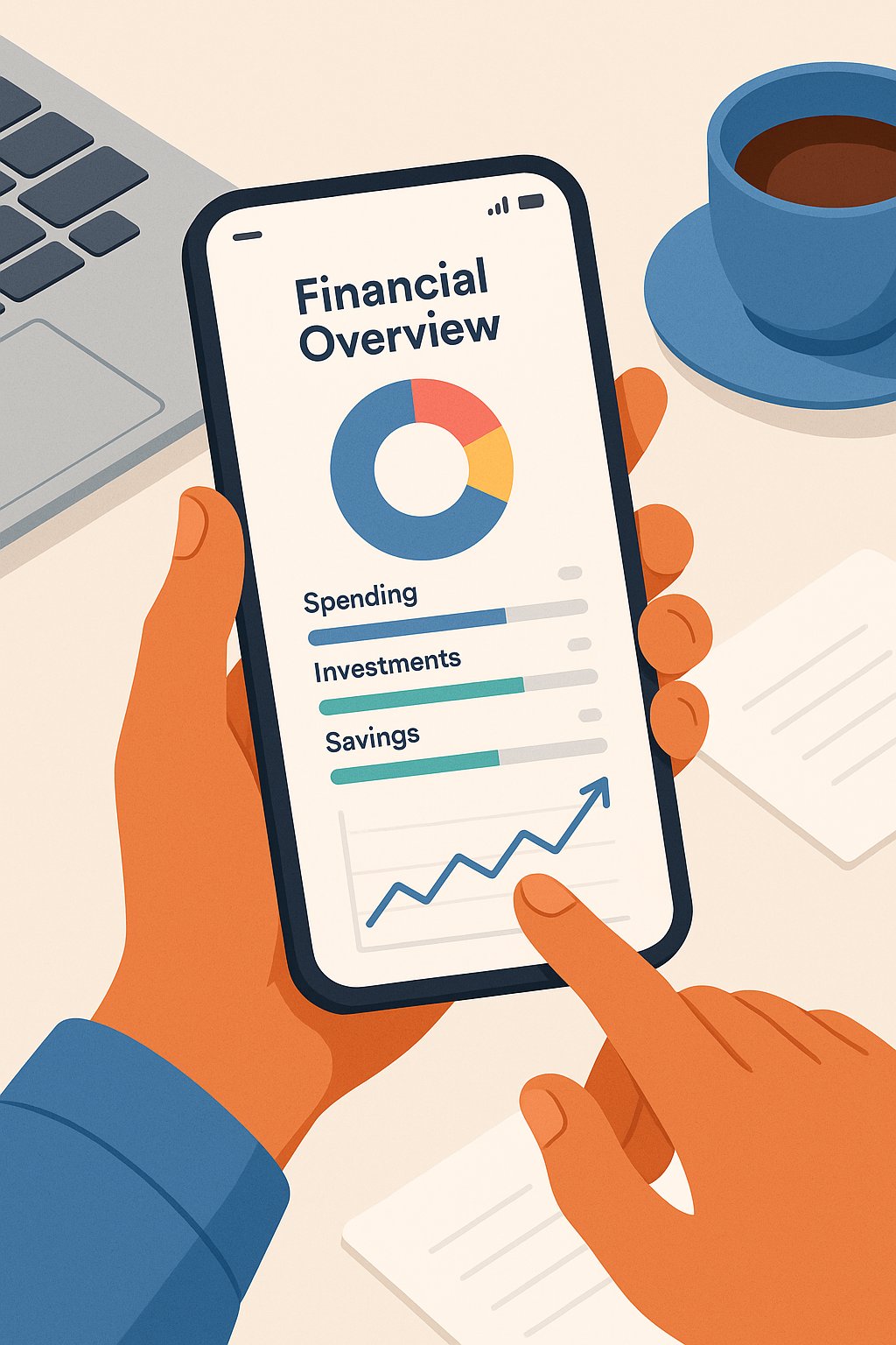 Showing your financial overview on Zyaade